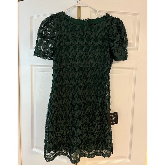 NWT Lulus Green Mini Dress - Picture 3 of 3
